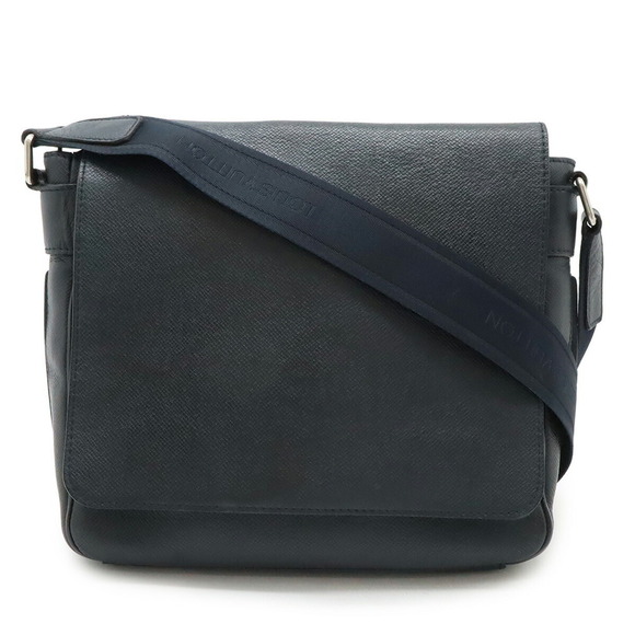 LOUIS VUITTON Black Leather Shoulder Bag - Picture 1 of 10